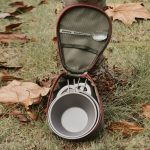 CAMPSOR Outdoor Camping Grillgeschirr Aufbewahrungstasche, Army Green, Khaki – Bild 6