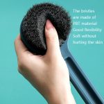 2 Stück Duschbürste mit langem Griff für Zuhause, weiches Haar, Mint Green, Cherry Pink, Ocean Blue, Ivory White – Bild 5