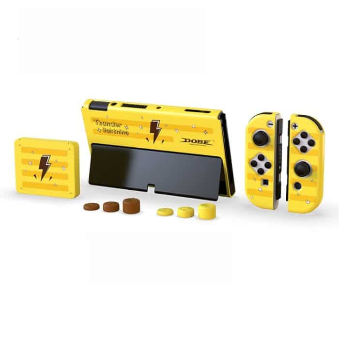 DOBT TNS-1192 Host Griff Schutzhülle + Kartenbox + Rocker Cap Set für Switch OLED – Bild 4