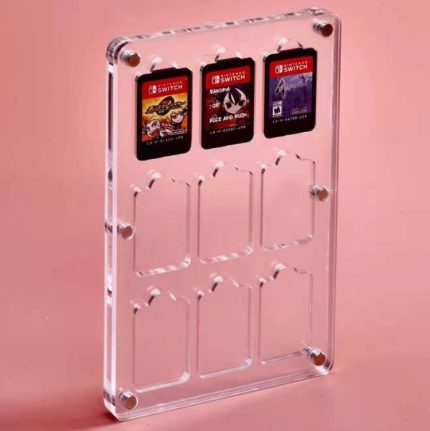 Transparente Kristall-Magnetspielkarten-Aufbewahrungsbox für Switch, 9 Grid, 14 Grid, 27 Grid