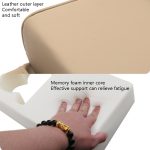 Auto-Armlehnenbox mit erhöhtem Halt und Wasserbecherhalter für den Rücksitz, Beige, Black, Brown – Bild 4