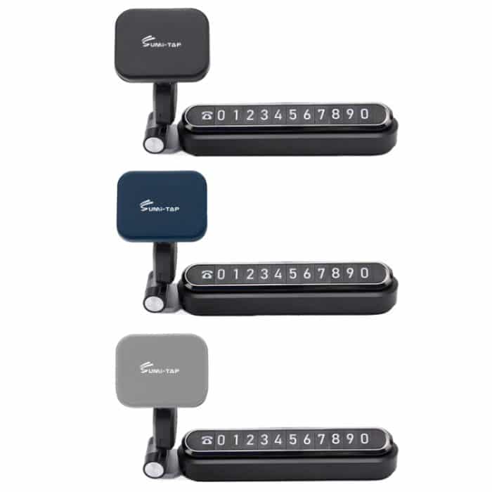 Sumi-tap Stp-0058 3-in-1 magnetischer Autotelefonhalter, Black, Blue, Gray – Bild 2