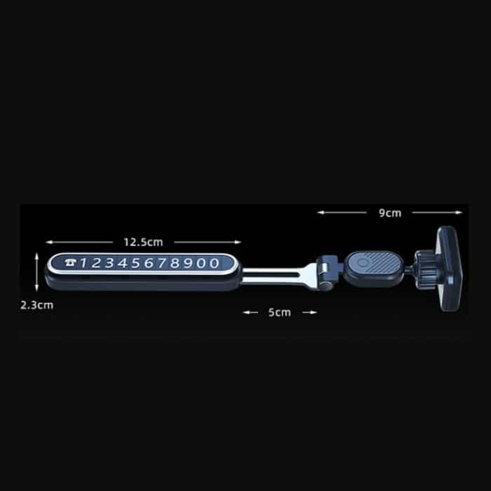 Sumi-tap Stp-0058 3-in-1 magnetischer Autotelefonhalter, Black, Blue, Gray – Bild 3