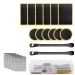 Fahrradreifen-Reparaturset, 18 PCS / Set Black Iron Tire Lever, 14 PCS / Set Fish Type Tire Lever
