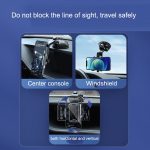 093 Auto-Navigation, Armaturenbrett, Windschutzscheibe, Autotelefonhalter, Black, Blue – Bild 7