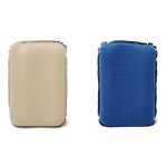 CHANODUG Camping Travel Tragbares automatisches aufblasbares Schaumstoffkissen, Pillow 46x30x12cm Gold, Pillow 46x30x12cm Navy Blue – Bild 2