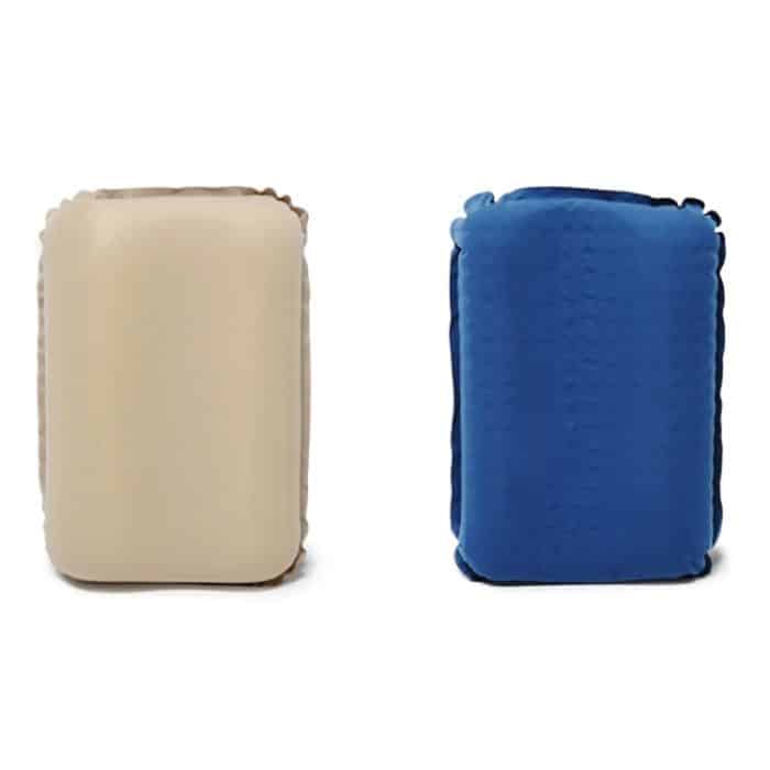 CHANODUG Camping Travel Tragbares automatisches aufblasbares Schaumstoffkissen, Pillow 46x30x12cm Gold, Pillow 46x30x12cm Navy Blue – Bild 2