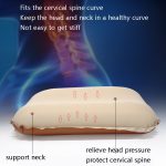 CHANODUG Camping Travel Tragbares automatisches aufblasbares Schaumstoffkissen, Pillow 46x30x12cm Gold, Pillow 46x30x12cm Navy Blue – Bild 5