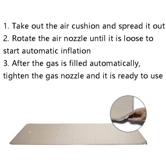 CHANODUG CD-4059 Outdoor Camping Breites Zelt Aufblasbare Isomatte, Sleeping Pad – Bild 6