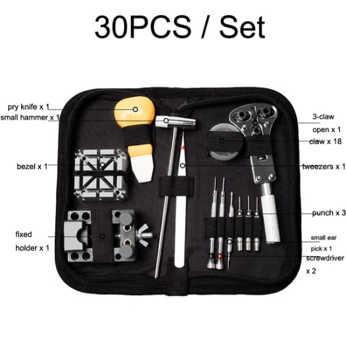 Werkzeugset zur Reparatur und Demontage von Uhren, 30 PCS / Set, 31 PCS / Set, 36 PCS / Set, 39 PCS / Set, 148 PCS / Set, 149 PCS / Set, 404 PCS / Set, 406 PCS / Set – Bild 3