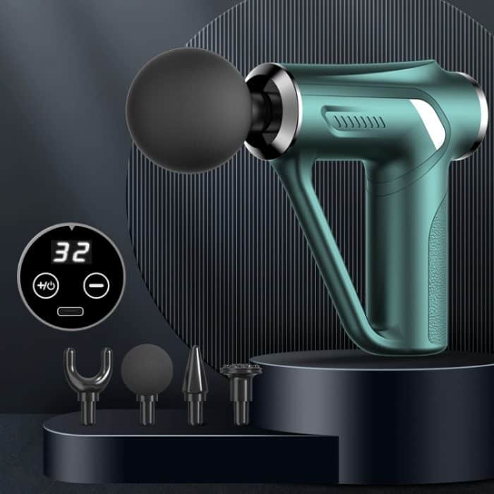 HB-008 Dreieckige elektrische Faszienpistole für Körpermassage, LCD Style, Button Style – Bild 1