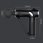 HB-008 Dreieckige elektrische Faszienpistole für Körpermassage, LCD Style, Button Style – Bild 3