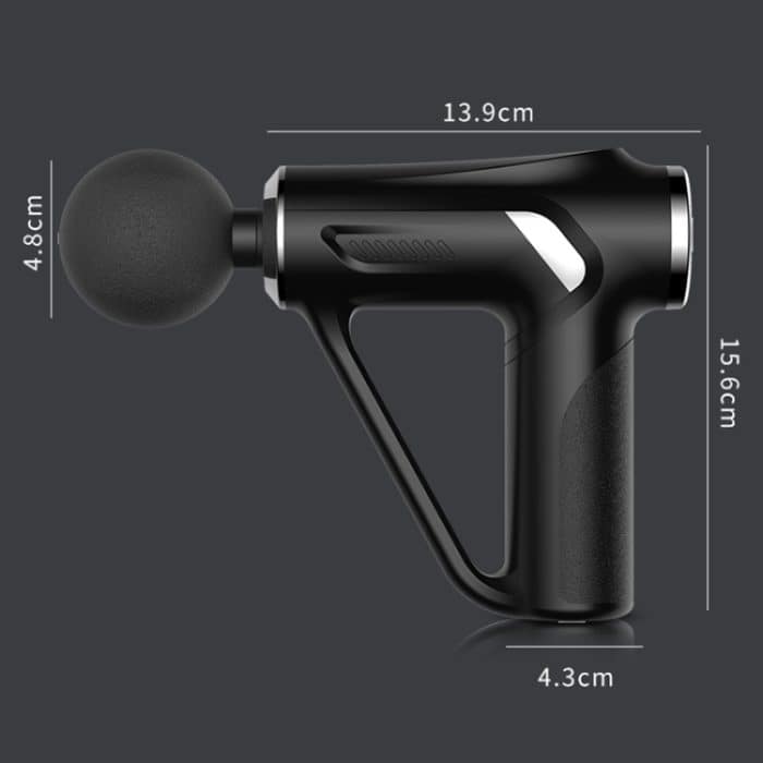 HB-008 Dreieckige elektrische Faszienpistole für Körpermassage, LCD Style, Button Style – Bild 3