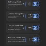 HB-008 Dreieckige elektrische Faszienpistole für Körpermassage, LCD Style, Button Style – Bild 6