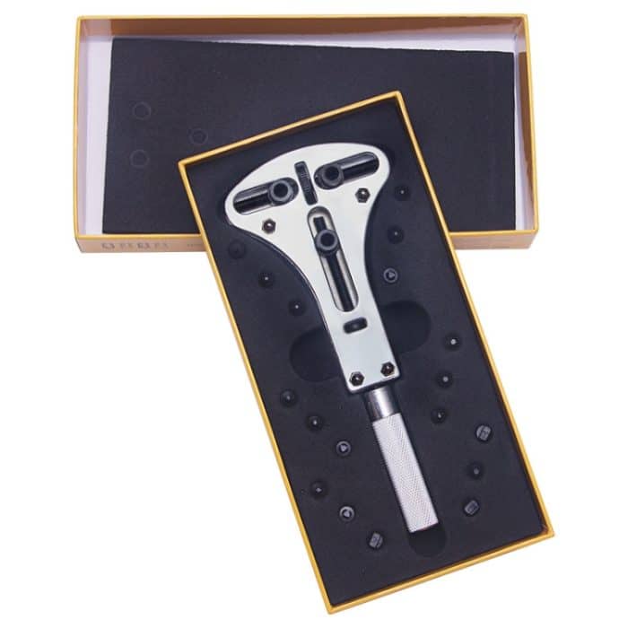 Dreizackiger Uhrenöffner, Uhrenreparaturwerkzeug, Stil:, 55 Triplet With Box, Advanced A, Advanced B – Bild 1