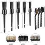 Autowasch-Detailbürste, Reifenbürste mit kurzem Schaft, 9 PCS / Set – Bild 3