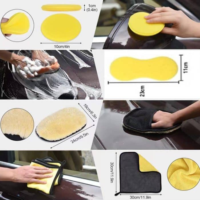 Auto-Rad-Reinigungsbürste, Innen-Detailbürste, 19 PCS / Set – Bild 4