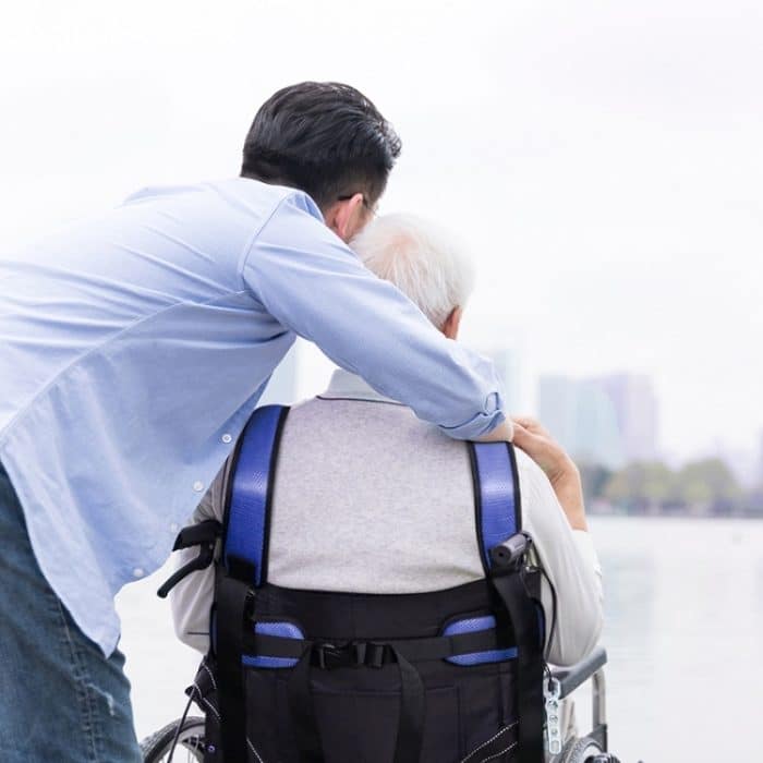 LYAQD-3 Verstellbarer Sicherheitsgurt für postoperative Anti-Fall-Rollstühle – Bild 7