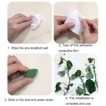 100 Stück Ranken, Grünpflanzen, Innen-Finish-Clips, grüner Dill-Fixierer, 100 PCS – Bild 6