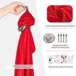 Elastische Kinderhängematte für drinnen und draußen, Größe:, 1x2.8m (Red), 1x2.8m (Green), 1x2.8m (Dark Blue), 1x2.8m (Purple), 1x2.8m (Sky Blue) – Bild 4