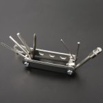 Tragbares 12-in-1-Reparaturwerkzeug für Fahrräder, Black, Red, Blue