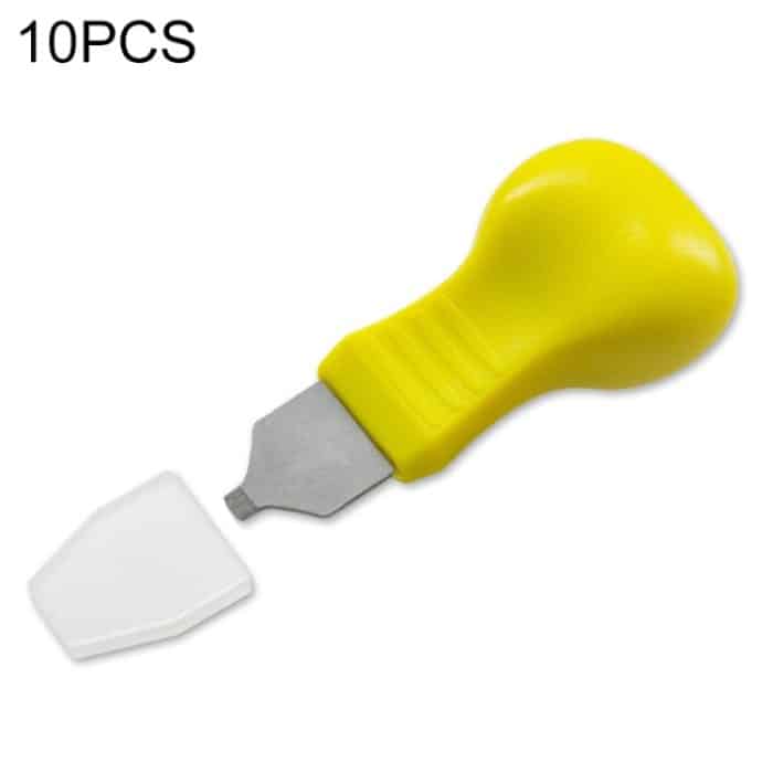 10 Stück Uhrenöffner für hintere Abdeckung, Klopfmesser, Stil:, Yellow Narrow Mouth, Yellow Wide Mouth, Orange Flat-blade Mouth, Brown Narrow Mouth, Brown Flat-blade Mouth – Bild 1