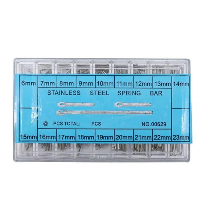 2 Sätze 6–23 mm Edelstahl-Uhrenverbindungsstifte, 2 Sets Link Pins Cotter Bar – Bild 2