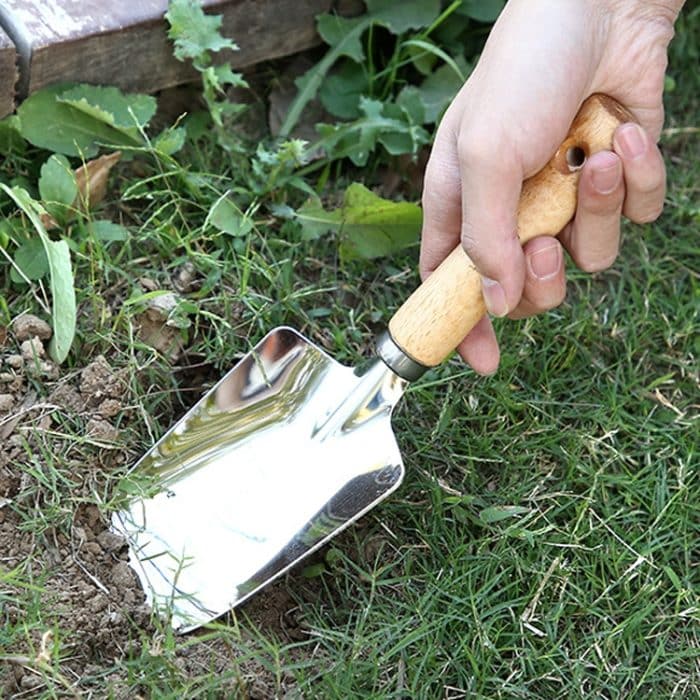 2 Stück LC520 Haushalts-Unkrautaufreißer Sämlingspflanzer, Wide Shovel, Narrow Shovel, Three-tooth Harrow – Bild 4