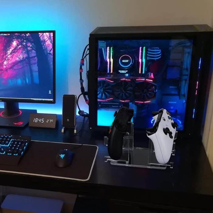 Transparente Acrylspielkonsole-Griffständer-Displayständer für Xbox Elite / PS4 / PS5 / Xbox / Nvidia – Bild 6