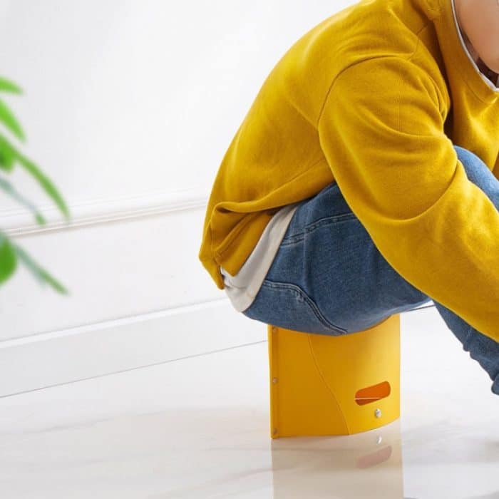 Leichter, zusammenklappbarer Kunststoffhocker für den Außenbereich, Blue, Red, Yellow, Light Green – Bild 5