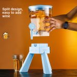 3L Wine Cannon Bar Bierfass mit Wasserhahn Cola Barrel Container, Coke Barrel Container( Blue), Coke Barrel Container(White), Coke Barrel Container( Green) – Bild 4