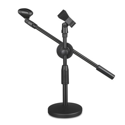 LKT-300 30–65 cm Vollmetall-Disc-Basis-Doppelmikrofonständer, Größe:, 140mm Base, 160mm Base
