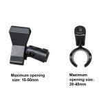 LKT-300 30–65 cm Vollmetall-Disc-Basis-Doppelmikrofonständer, Größe:, 140mm Base, 160mm Base – Bild 4