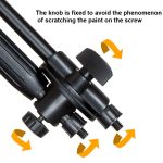 LKT-300 30–65 cm Vollmetall-Disc-Basis-Doppelmikrofonständer, Größe:, 140mm Base, 160mm Base – Bild 5