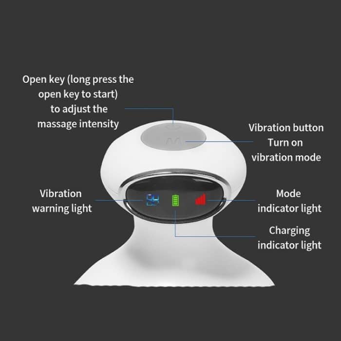 Smart Dragon Claw Handvibrierendes Knetkopfmassagegerät, English – Bild 4
