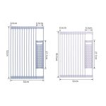 Küchen-Silikon-Abflussregal, Spülbecken-Abflussregal, 52 x 33cm Gray, 52 x 33cm White Gray, 43 x 33cm Gray, 43 x 33cm White Gray – Bild 3