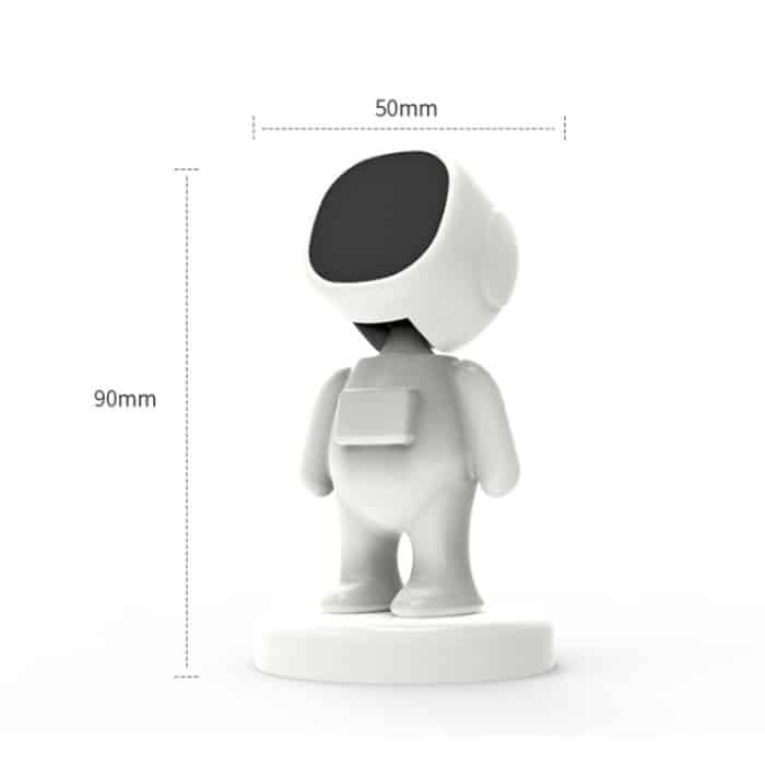 TOPFREE Astronauten-Autohalterung, magnetische Klebepaste, Navigations-Autotelefonhalterung, White, Black – Bild 3