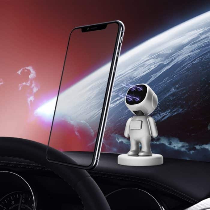 TOPFREE Astronauten-Autohalterung, magnetische Klebepaste, Navigations-Autotelefonhalterung, White, Black – Bild 4