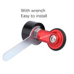 LP LitePro Faltrad-Sattelstütze Easy Wheel, Black, Red, Silver, Gold – Bild 5