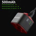 MEROCA XC02 Intelligentes lichtempfindliches Bremsinduktionsrücklicht, Cushion Mounting, Pipe Mounting – Bild 4