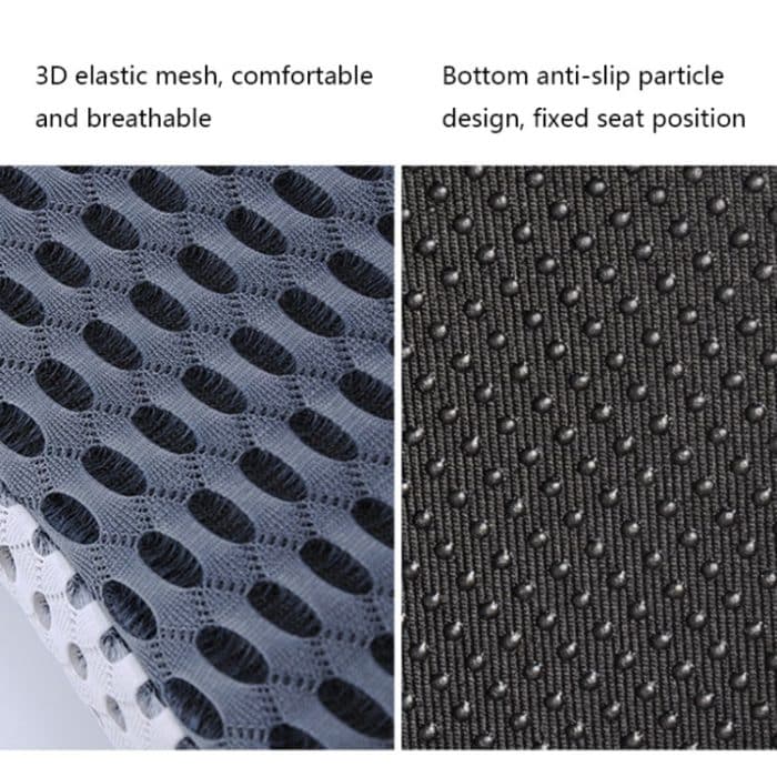 QFC040 U-förmiges Autositzkissen aus verdicktem Memory-Schaum, Black, Grey – Bild 6