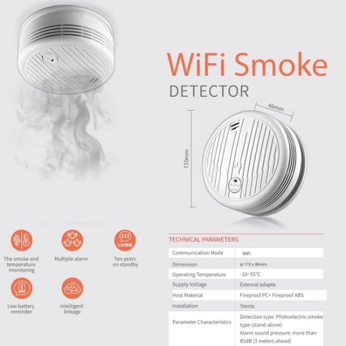 TY-SMK-07 Smart Home Wifi Rauchmelder – Bild 6