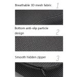 QFC-023 U-förmiges Autositzkissen aus Memory-Schaum mit langsamer Rückfederung, Car Seat Cushio – Bild 6