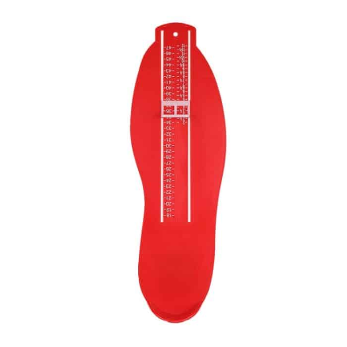 3 Stück Fußmessgerät für Erwachsene, universelles Messgerät, Red, Black, Blue – Bild 1