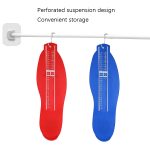 3 Stück Fußmessgerät für Erwachsene, universelles Messgerät, Red, Black, Blue – Bild 6