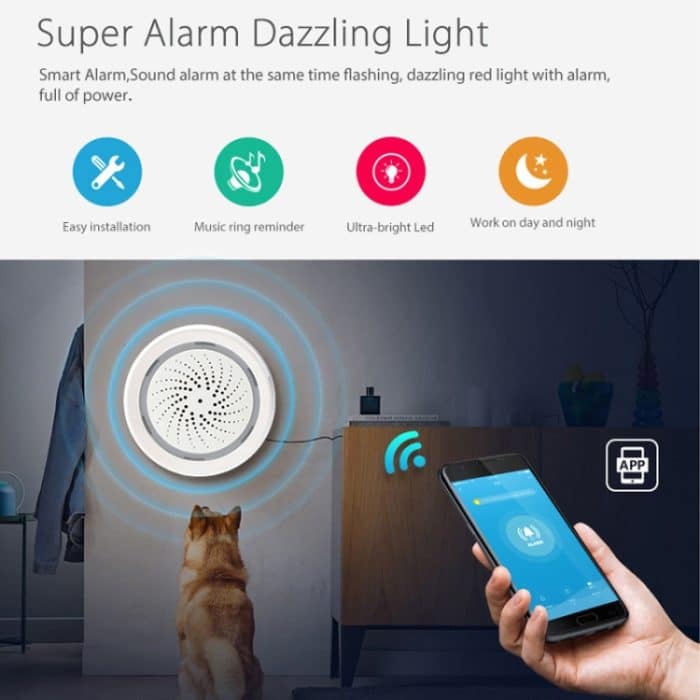 TY-192 Tuya Smart Home Wifi-Temperatur- und Feuchtigkeitssensor – Bild 4