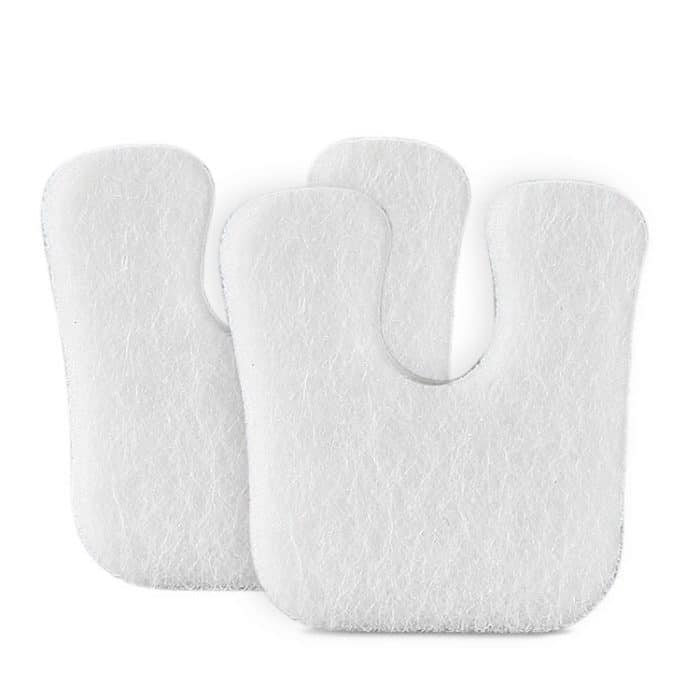 10 Paar U-förmige Schaf-Filz-Funktionsaufkleber, White, Skin Color – Bild 5