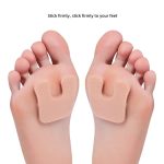 10 Paar U-förmige Schaf-Filz-Funktionsaufkleber, White, Skin Color – Bild 3