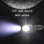 P08 Outdoor-LED mit blinkendem Wolframstahl-Selbstverteidigungsstift zum Zerbrechen von Fenstern, Black, Gold, Grey – Bild 5