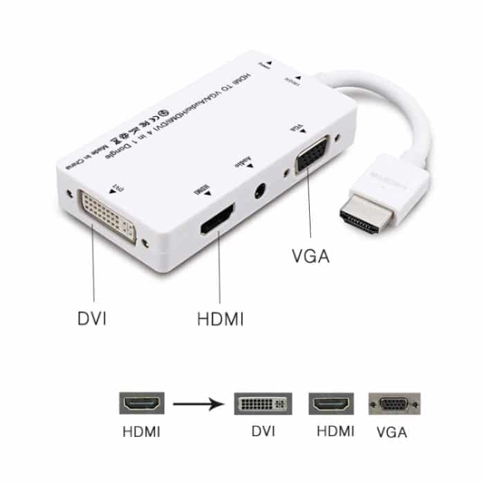 D0407 HDMI-VGA-DVI-Anschluss-HDTV-Monitorkabel – Bild 2